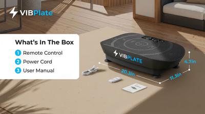 VibPlate™ Vibration Plate — 100W | 99 Speeds | 330 lbs