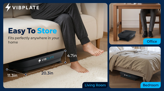 VibPlate™ Vibration Plate — 100W | 99 Speeds | 330 lbs