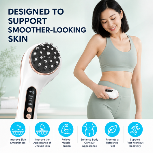 Vibplate Massaggiatore Drenante Linfatico Cordless 4-in-1