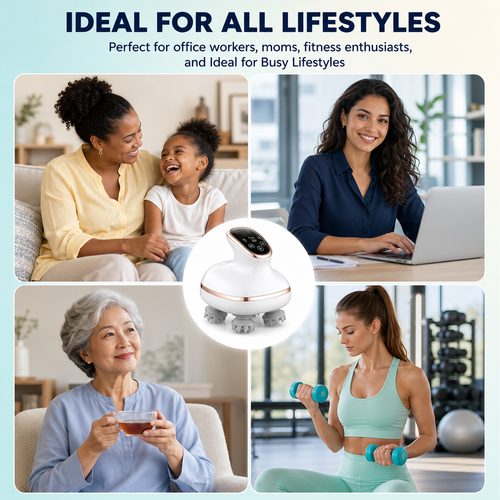 Vibplate Massaggiatore Drenante Linfatico Cordless 4-in-1