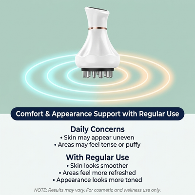 Vibplate Massaggiatore Drenante Linfatico Cordless 4-in-1